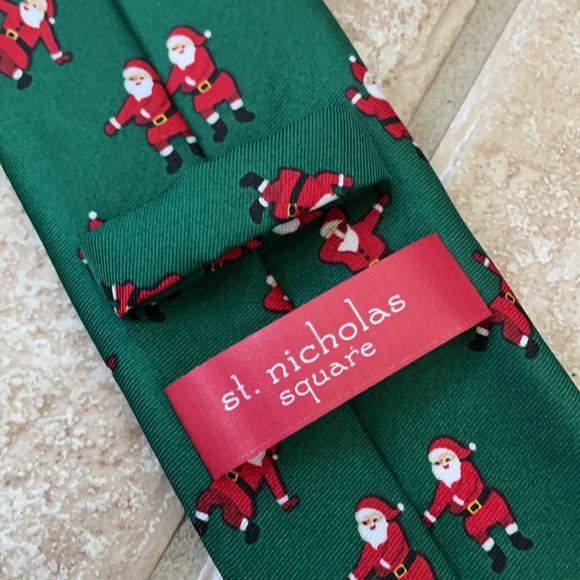 St. Nicholas Square Santa Christmas Holiday Party Tie - Picture 11 of 16